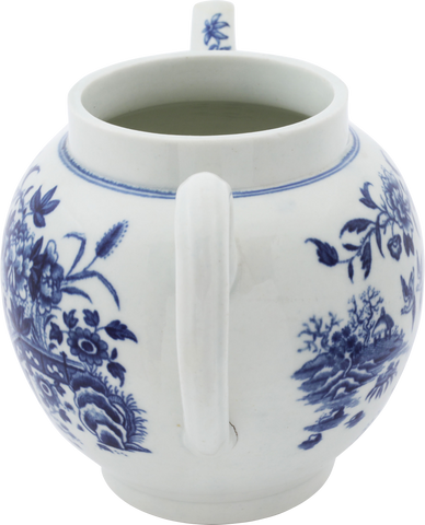 FIRST PERIOD WORCESTER TEA POT - The History Gift Store