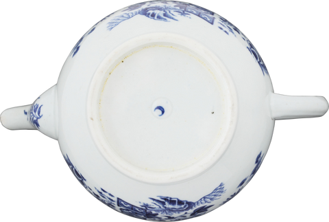 FIRST PERIOD WORCESTER TEA POT - The History Gift Store