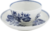 ENGLISH EXPORT PORCELAIN TEA BOWL AND SAUCER, DR. WALL PERIOD, C.1770-83 - The History Gift Store