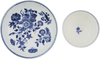 FIRST PERIOD WORCESTER TEA BOWL AND UNDER BOWL C1765-75 - Fagan Arms