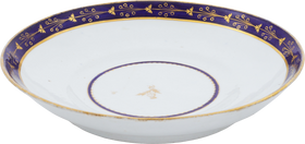 SCOTTISH PRIDE! WORCESTER BOWL, C.1790 - The History Gift Store