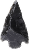FINE PRE-COLUMBIAN OBSIDIAN ARROWHEAD - Fagan Arms