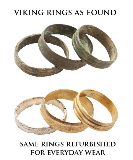 VIKING COIL RING C.850-1050 AD, SIZE 6 ½ - The History Gift Store