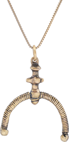 ANCIENT VIKING LUNAR PENDANT NECKLACE, C.900-1000 AD - Fagan Arms