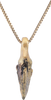 BRONZE GRECO-ROMAN ARROWHEAD PENDANT NECKLACE, 300 - 100 BC - Fagan Arms
