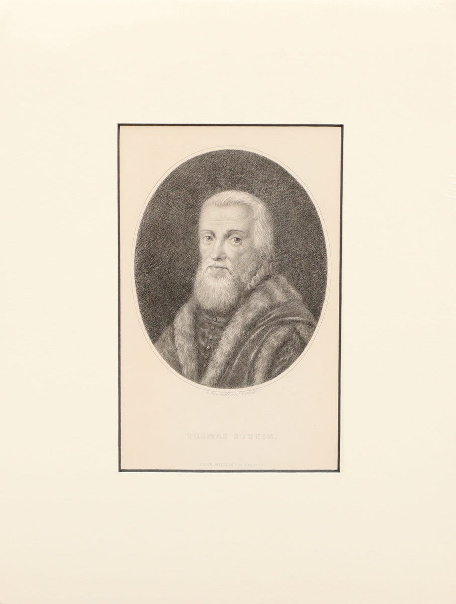 ORIGINAL ENGLISH LITHOGRAPH Thomas Sutton