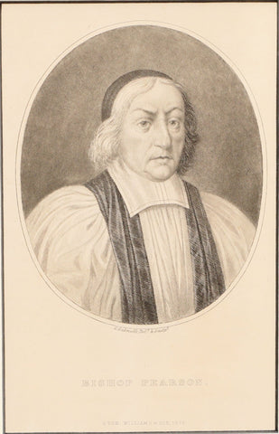 ORIGINAL ENGLISH LITHOGRAPH 1875 BISHOP PEARSON - Fagan Arms