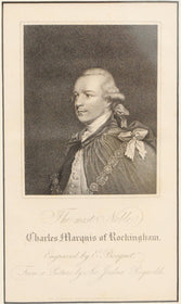 ORIGINAL ENGLISH LITHOGRAPH, Charles, Marquis of Rockingham - Fagan Arms