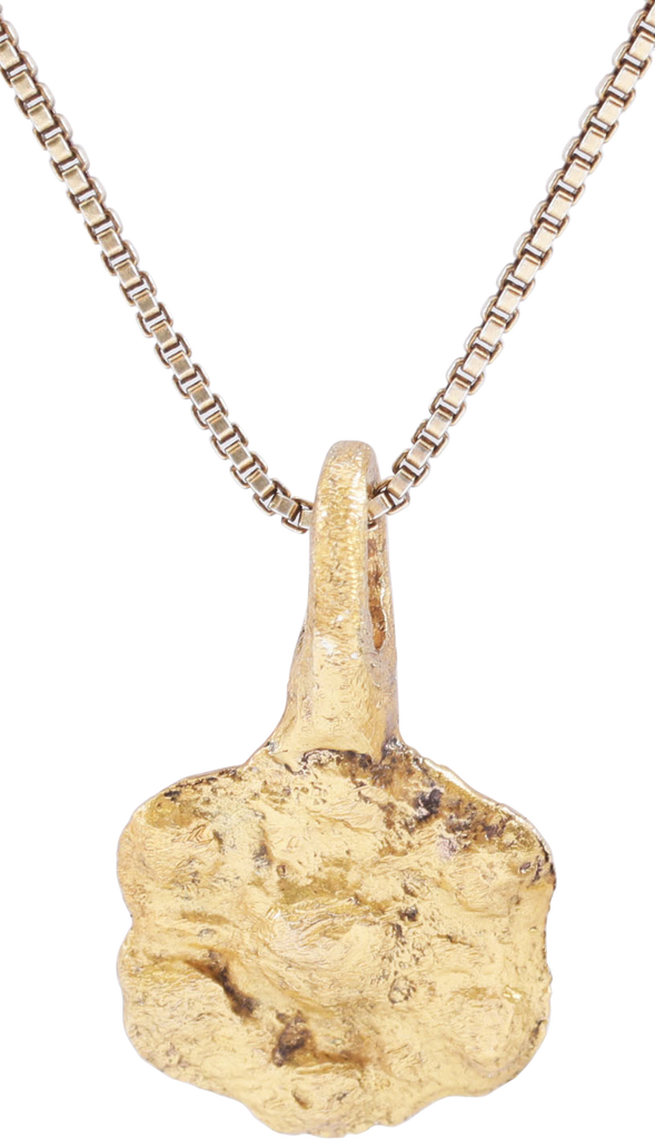 ROMAN WHEEL OF FORTUNE AMULET NECKLACE, 200-550 AD - Fagan Arms