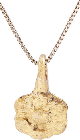 ROMAN WHEEL OF FORTUNE AMULET NECKLACE, 200-550 AD - Fagan Arms