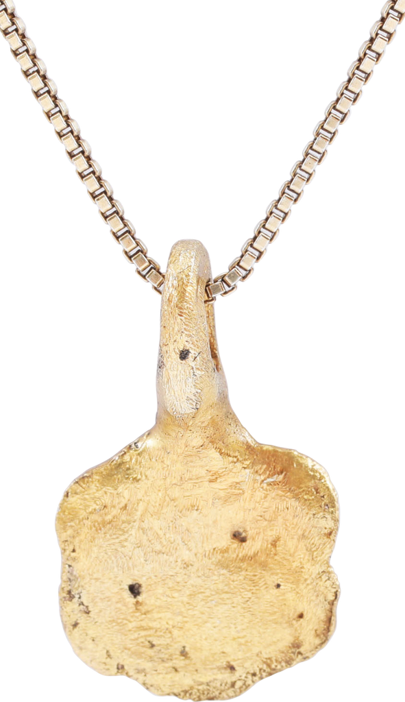 ROMAN WHEEL OF FORTUNE AMULET NECKLACE, 200-550 AD - Fagan Arms