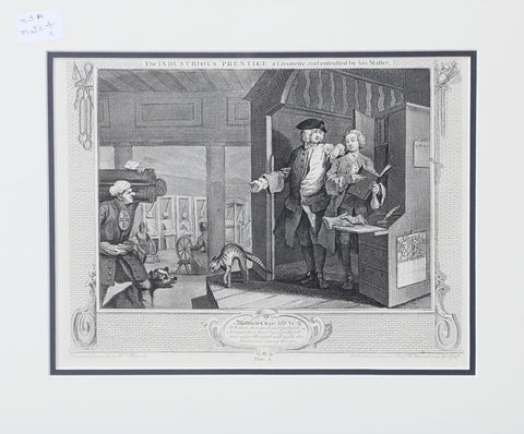 William Hogarth’s The INDUSTRIOUS PRENTICE a Favorite and Entrusted by His Master - The History Gift Store