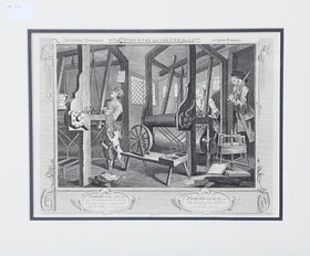 William Hogarth’s INDUSTRY AND IDLENESS Plate 1 The Fellow Prentices at their Looms - The History Gift Store