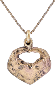VIKING HEART PENDANT NECKLACE, 950-1050 AD - Fagan Arms