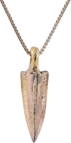 BRONZE ARROWHEAD PENDANT NECKLACE, HELLENISTIC GREEK, 300 - 100 BC - Fagan Arms