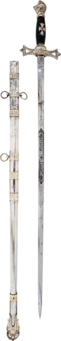 FINE KNIGHTS TEMPLAR SWORD LATE 19TH CENTURY - The History Gift Store