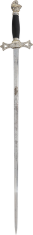 FINE KNIGHTS TEMPLAR SWORD LATE 19TH CENTURY - The History Gift Store