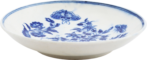 FIRST PERIOD WORCESTER SAUCER/BOWL 1755-83 - Fagan Arms