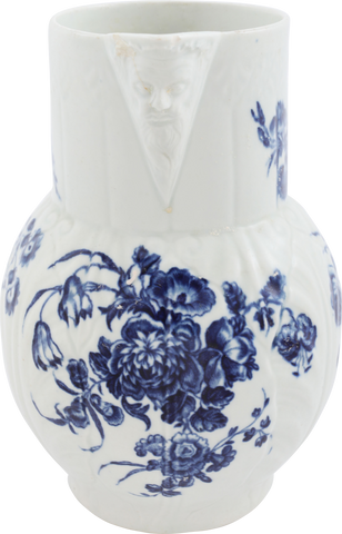 FIRST PERIOD WORCESTER PITCHER/JUG 1755-83 - Fagan Arms