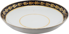 DERBY (ENGLISH) PORCELAIN DISH OR SHALLOW BOWL, C.1810 - Fagan Arms