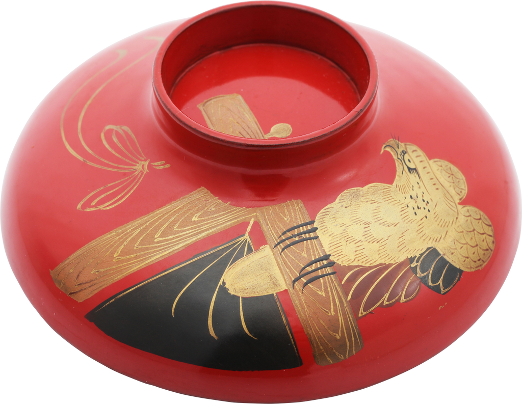 JAPANESE LACQUERED BOWL, OWAN. MEIJI PERIOD, BEFORE 1912 - The History Gift Store