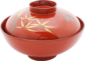 JAPANESE LACQUERED BOWL OWAN, MEIJI PERIOD, 1867-1912 - Fagan Arms