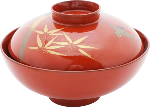 JAPANESE LACQUERED BOWL OWAN, MEIJI PERIOD, 1867-1912 - The History Gift Store