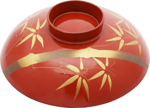 JAPANESE LACQUERED BOWL OWAN, MEIJI PERIOD, 1867-1912 - The History Gift Store