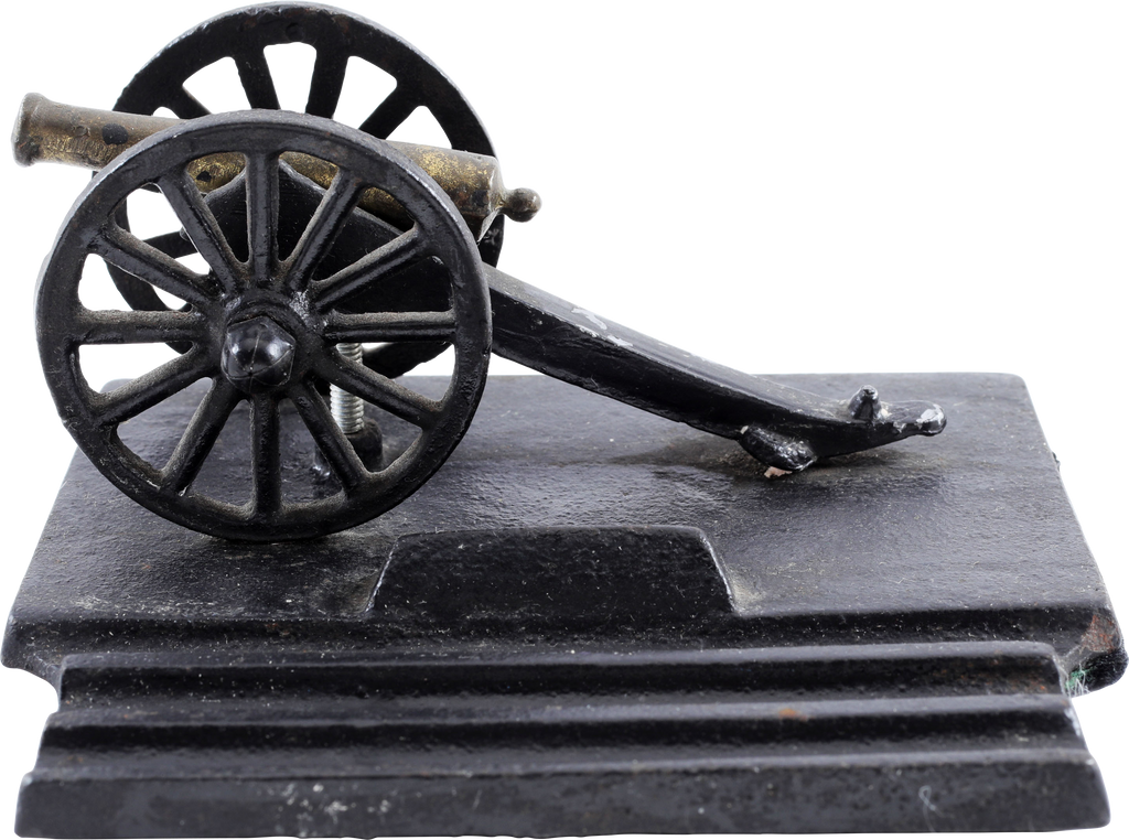 VINTAGE DESK TOP CANNON LETTER/PEN HOLDER - The History Gift Store