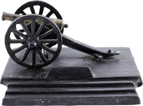 VINTAGE DESK TOP CANNON LETTER/PEN HOLDER - The History Gift Store