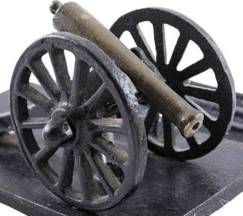 VINTAGE DESK TOP CANNON LETTER/PEN HOLDER - The History Gift Store