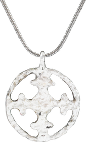 CRUSADER'S CROSS PENDANT NECKLACE, 11TH-13TH CENTURY - The History Gift Store