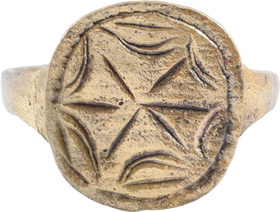 MEDIEVAL MYSTIC RING, 12th-14th CENTURY, SIZE 11 3/4 - Fagan Arms