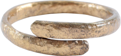 VIKING COIL RING C.850-1050 AD, SIZE 6 ½ - The History Gift Store