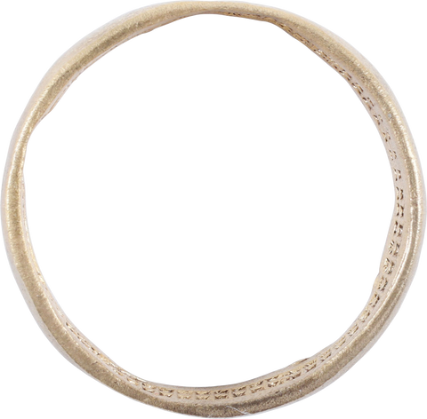 RARE VARIATION VIKING WEDDING RING, SIZE 10 ½ - The History Gift Store