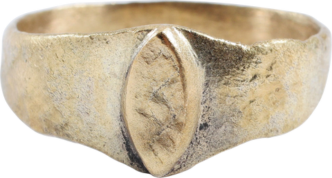 LATE MEDIEVAL WOMAN'S FASHION RING, SIZE 7 ¾ - The History Gift Store