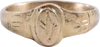 LATE MEDIEVAL WOMAN'S FASHION RING, SIZE 9 ¼ - The History Gift Store
