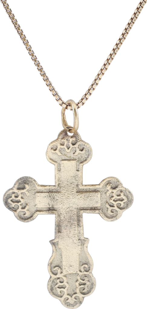 ELEGANT EASTERN EUROPEAN CHRISTIAN CROSS, 17th-18th CENTURY - The History Gift Store