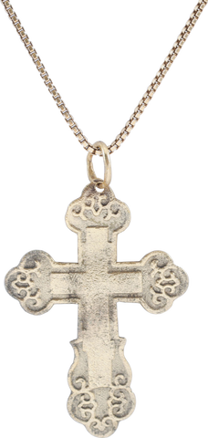 ELEGANT EASTERN EUROPEAN CHRISTIAN CROSS, 17th-18th CENTURY - The History Gift Store