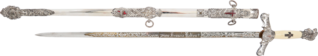EARLY 20TH CENTURY KNIGHTS TEMPLAR SWORD - The History Gift Store