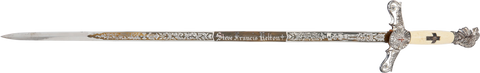 EARLY 20TH CENTURY KNIGHTS TEMPLAR SWORD - The History Gift Store