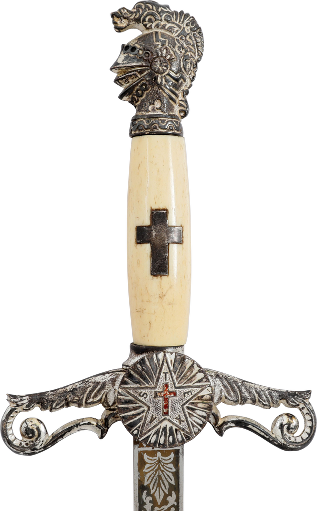 EARLY 20TH CENTURY KNIGHTS TEMPLAR SWORD - The History Gift Store