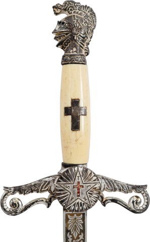 EARLY 20TH CENTURY KNIGHTS TEMPLAR SWORD - The History Gift Store