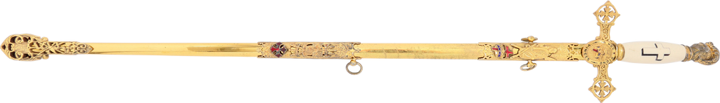 FINE KNIGHTS TEMPLAR SWORD - The History Gift Store