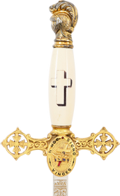 FINE KNIGHTS TEMPLAR SWORD - The History Gift Store