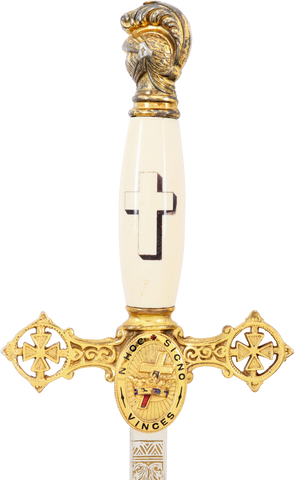 FINE KNIGHTS TEMPLAR SWORD - The History Gift Store