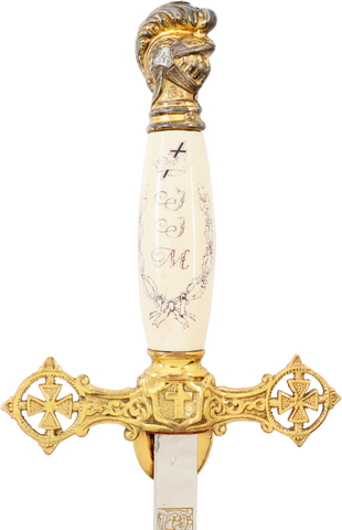 FINE KNIGHTS TEMPLAR SWORD - The History Gift Store