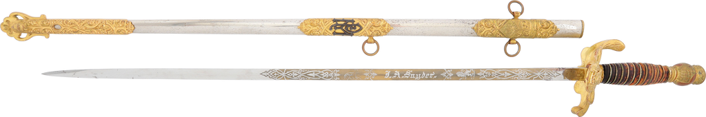 AMERICAN SECRET SOCIETY SWORD - The History Gift Store