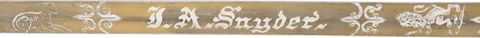 AMERICAN SECRET SOCIETY SWORD - The History Gift Store