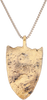 MEDIEVAL HERALDIC PENDANT NECKLACE, FLEMISH C.1450-1600 - The History Gift Store